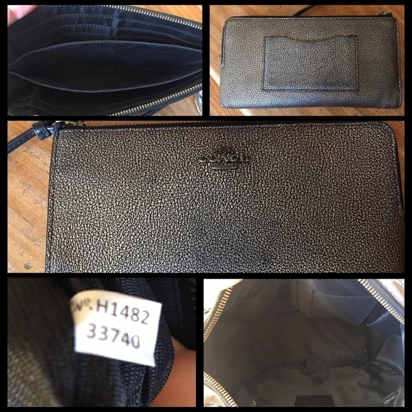 33740 Coach Elevated Rhyder 33 Gold Bag & Wallet - Picture 4 of 5